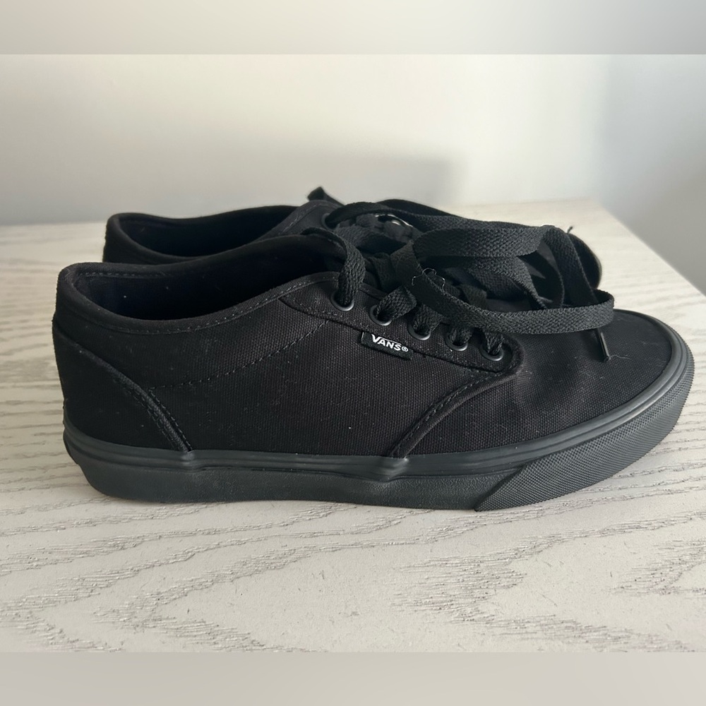 Vans Men's Black Canvas Sneakers
